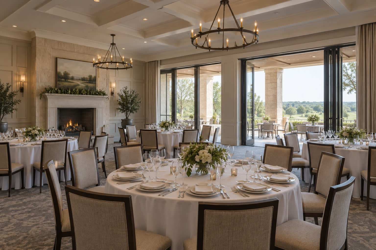 Event & Banquet Hall — illustrative design reference