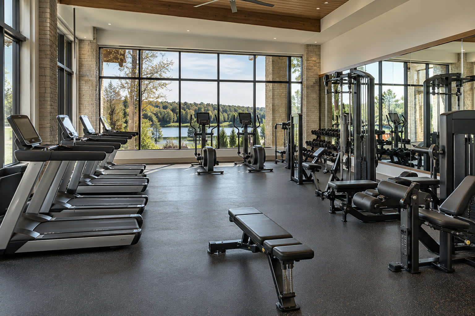 Fitness & Wellness Center — illustrative design reference