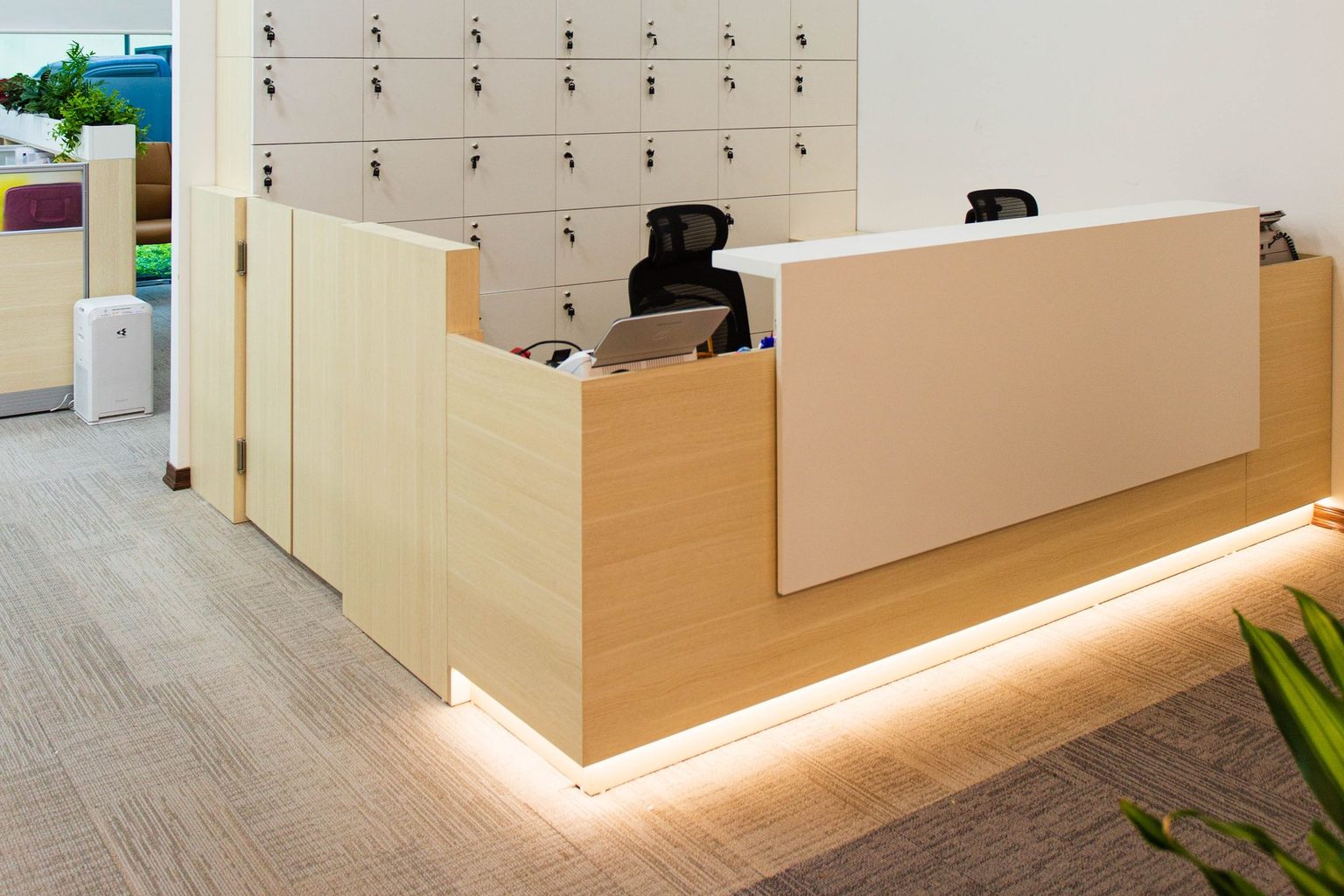 Reception & Lobby — illustrative design reference