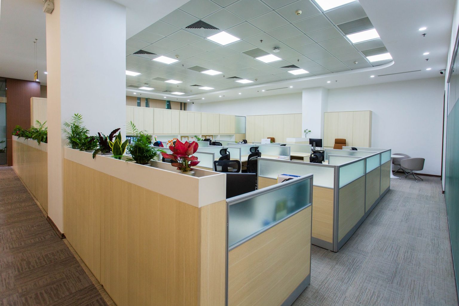 Open-Plan Workspaces — illustrative design reference