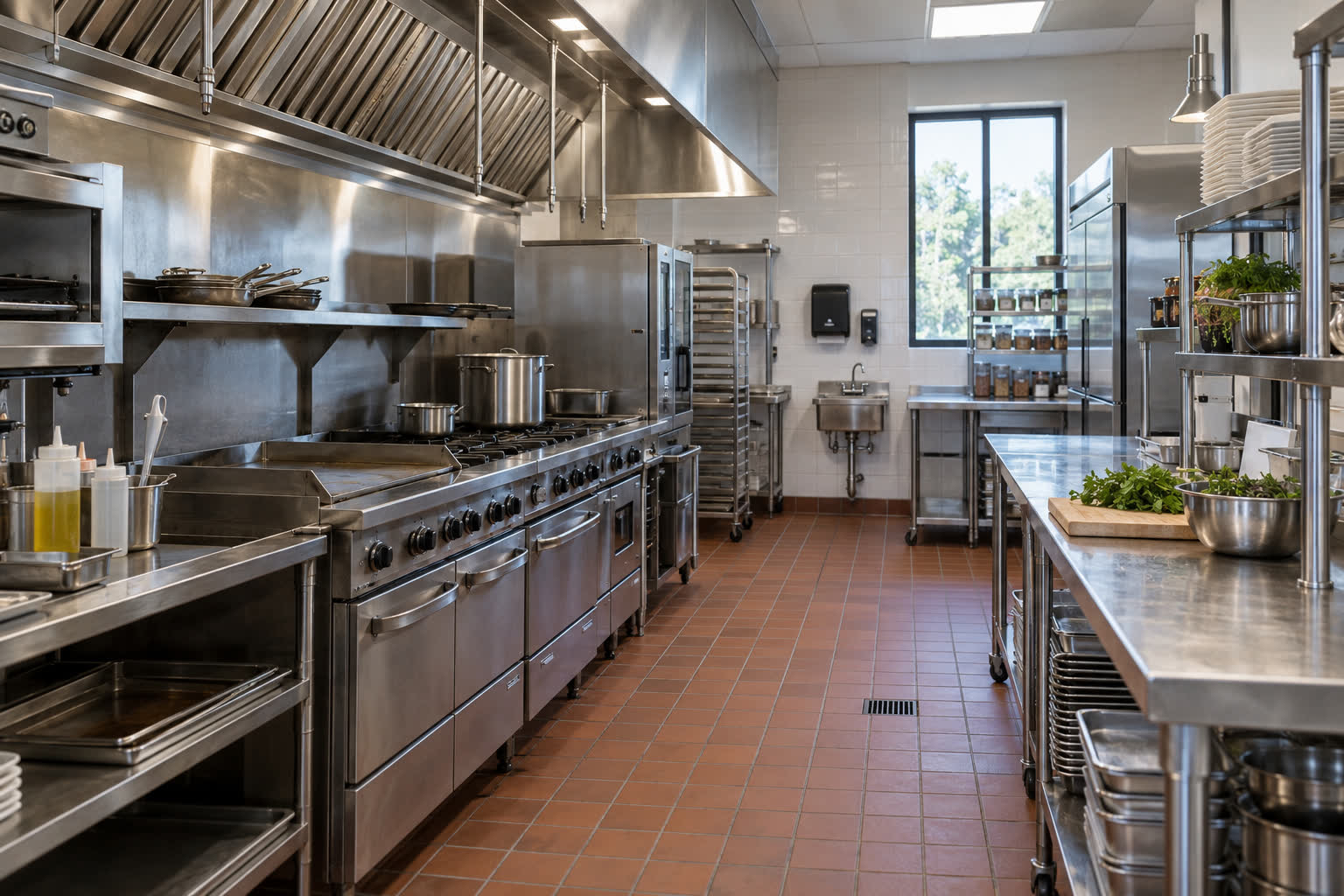 Kitchen & Back-of-House — illustrative design reference