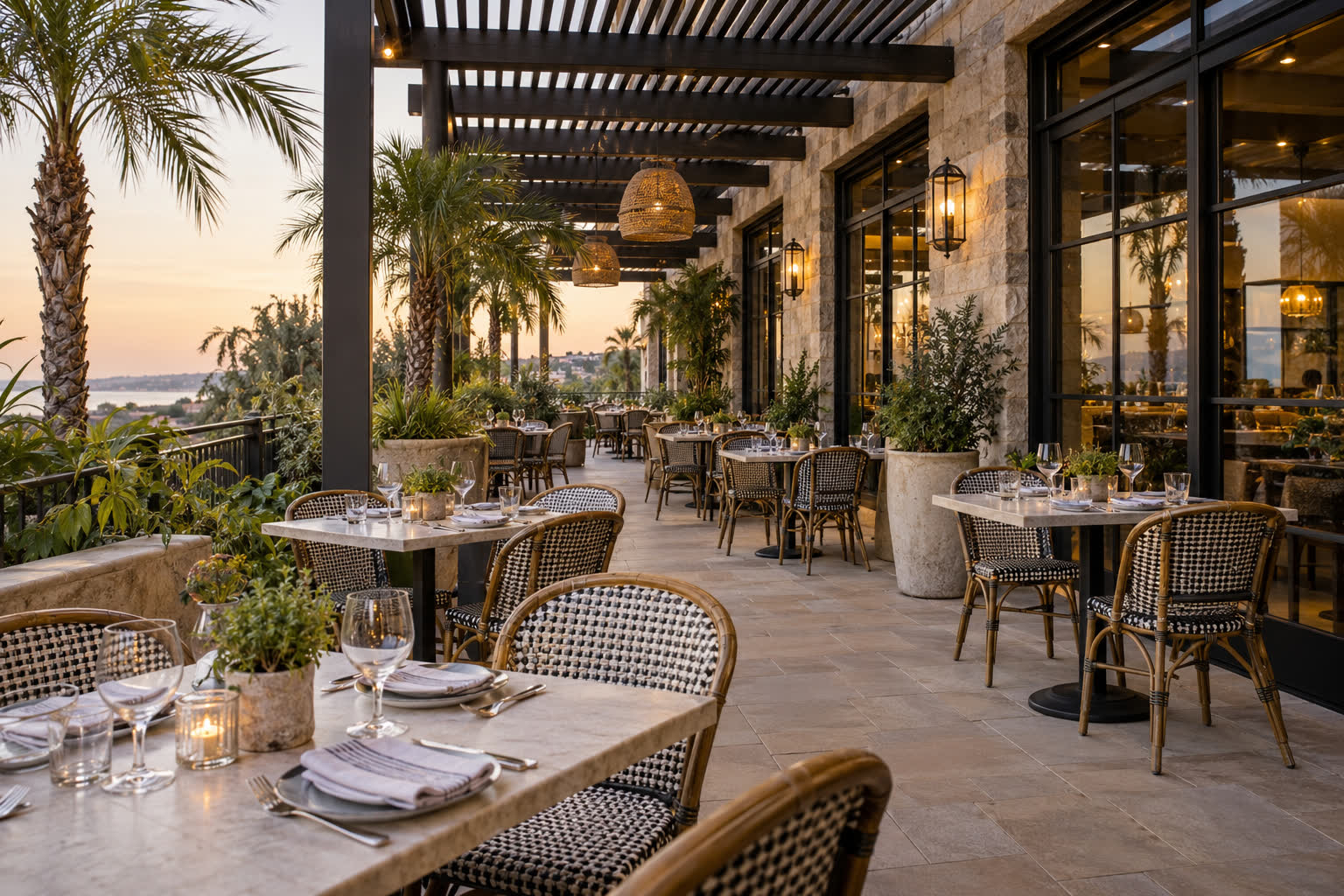 Outdoor Dining — illustrative design reference