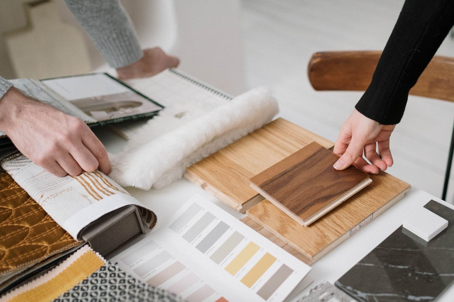 Premium Finish Selection — illustrative design reference