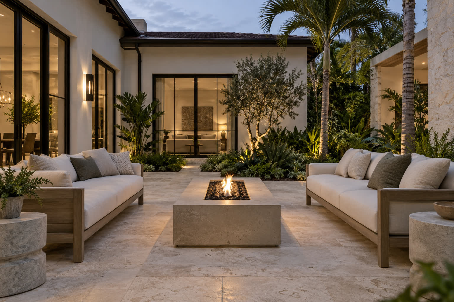 Fire & Water Features — illustrative design reference