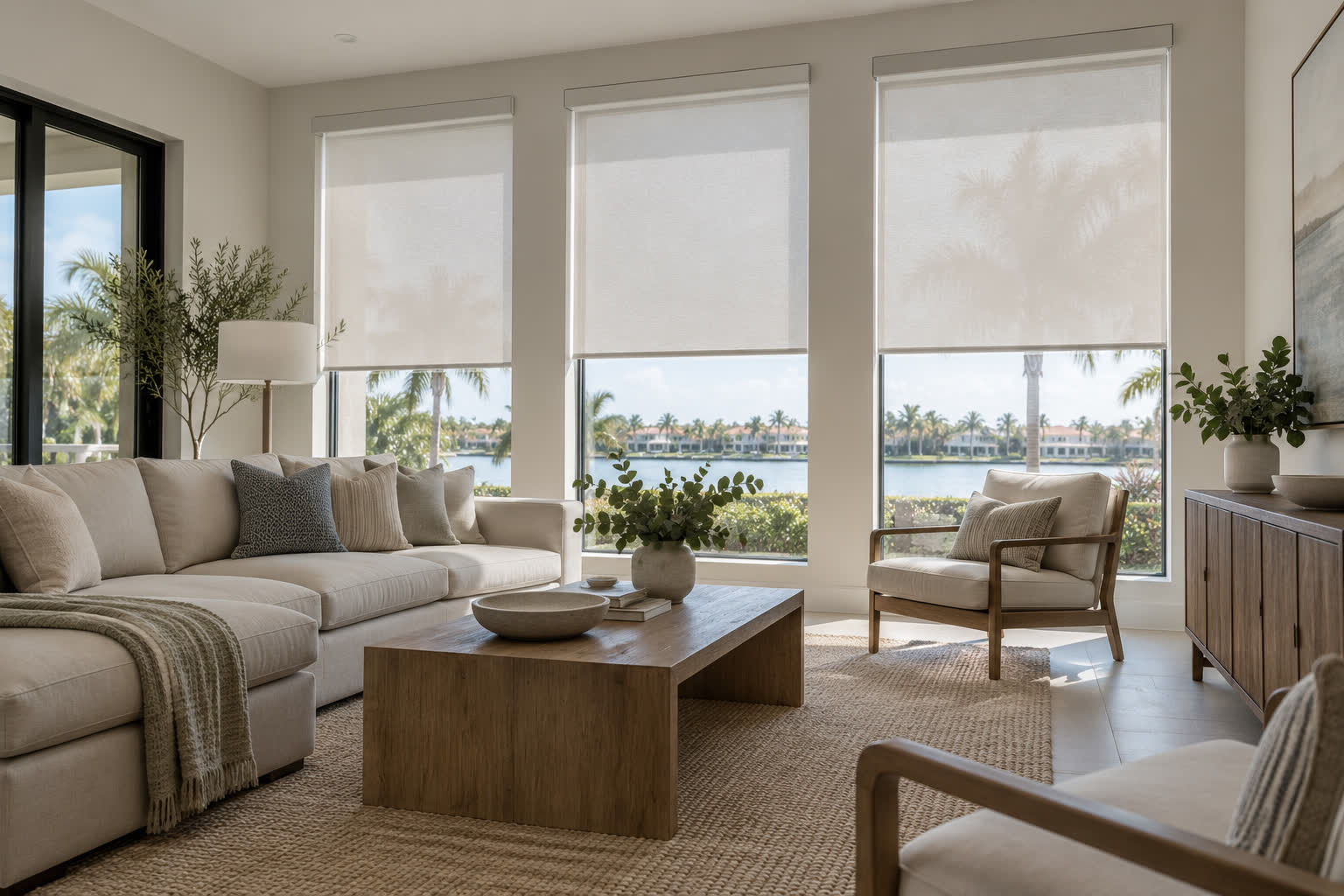 Motorized Shades & Blinds — illustrative design reference